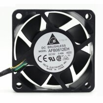 Delta AFB0612EH DC 12V 0.48A 2 Wires / 3 Wires / 4 Wires Axial Cooling Fan