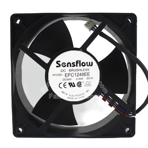 Delta Sensflow EFC1248EE DC 48V 0.40A 12038 Axial Brushless Cooling Fan
