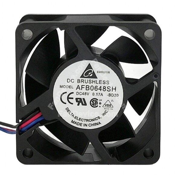 Delta AFB0648SH DC 48V 0.17A 6025 Axial Cooling Fan