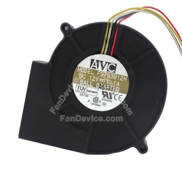 AVC F9733B12H DC 12V 1.1A 9733 Blower Ball Bearing Cooling Fan