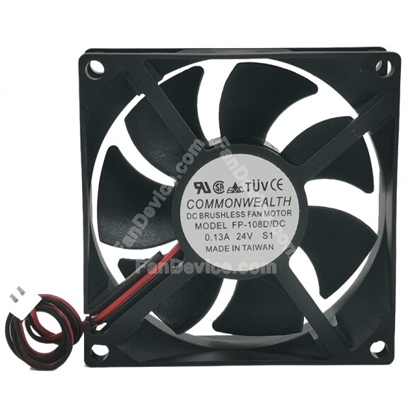 COMMONWEALTH FP-108D/DC DC 24V 0.13A 8025 Axial Brushless Cooling Fan