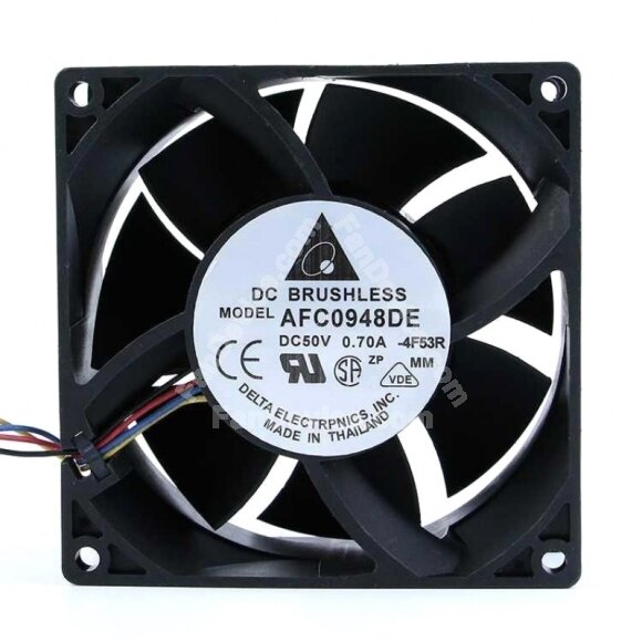 Delta AFC0948DE DC 50V 0.70A 2 Wires / 3 Wires / 4 Wires Axial Cooling Fan