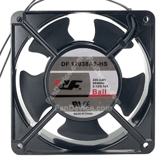 DF DF12038A2-HS AC 220-240V 0.12/0.10A 12038 Axial Cooling Fan
