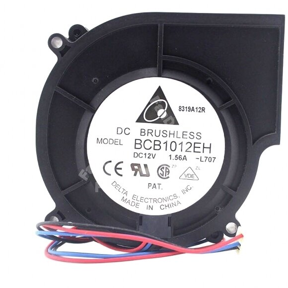 Delta BCB1012EH DC 12V 1.56A 2 Wires / 3 Wires / 4 Wires Blower Cooling Fan