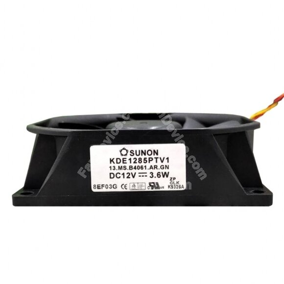 Sunon KDE1285PTV1 DC 12V 3.6W 2 Wires / 3 Wires Axial Cooling Fan