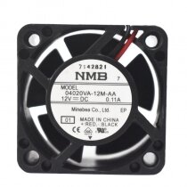NMB 04020VA-12M-AA DC 12V 0.11A 2 Wires Axial Cooling Fan