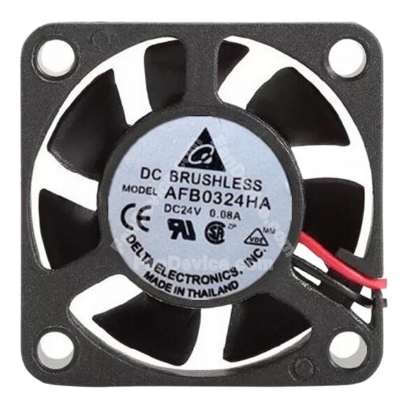 Delta AFB0324HA DC 24V 0.08A 3010 Axial Brushless Cooling Fan