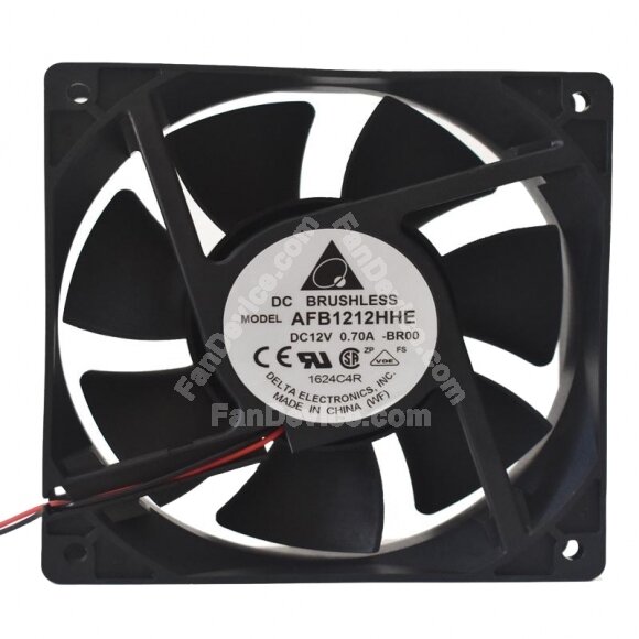 Delta AFB1212HHE DC 12V 0.70A 12038 Axial Brushless Cooling Fan