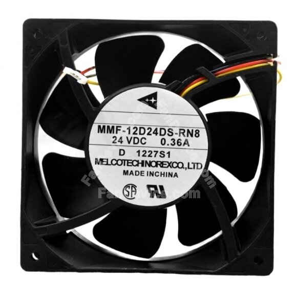 Mitsubishi MMF-12D24DS-RN8 DC 24V 0.36A 2 Wires / 3 Wires Axial Cooling Fan
