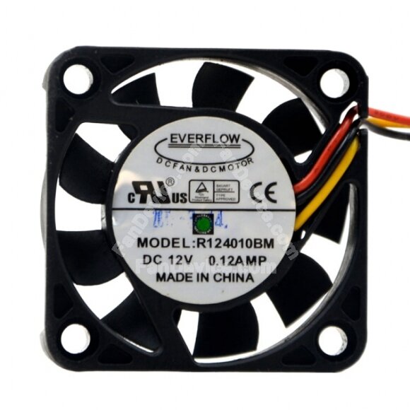EVERFLOW R124010BM DC 12V 0.12AMP 4010 Axial Cooling Fan