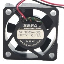 SEPA SF30D-05 DC 5V 0.13A 3010 Axial Brushless Cooling Fan