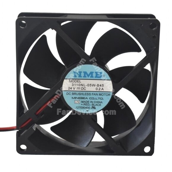 NMB 3110NL-05W-B45 DC 24V 0.2A 2 Wires / 3 Wires Axial Cooling Fan