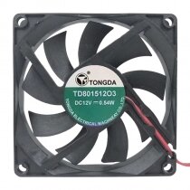 TONGDA TD801512O3 DC 12V 0.54W 8015 Axial Cooling Fan