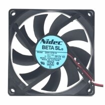 Nidec D08R-12TM14 DC 12V 0.13A 2 Wires / 3 Wires Axial Cooling Fan
