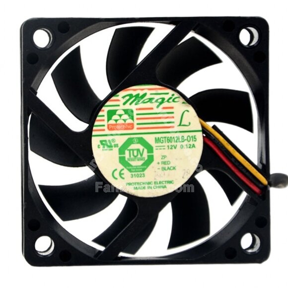 MAGIC MGT6012LB-O15 DC 12V 0.12A 6015 Axial Cooling Fan