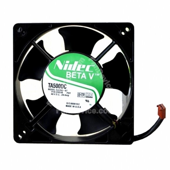 Nidec TA500DC A34362-87 DC 48V 0.28A 3 Wires Axial Cooling Fan