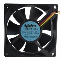 Nidec D08A-12PS1 02B DC 12V 0.27A 8025 Axial Cooling Fan
