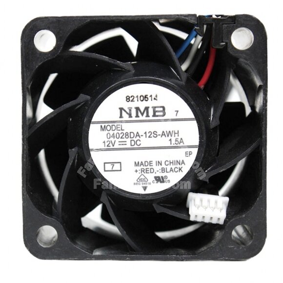 NMB 04028DA-12S-AWH DC 12V 1.5A 4028 Axial Cooling Fan