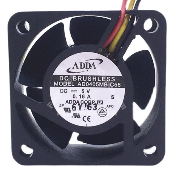 ADDA AD0405MB-C56 DC 5V 0.16A 4020 Brushless Axial Cooling Fan