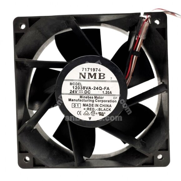 NMB 12038VA-24Q-FA DC 24V 1.20A 12038 Axial Cooling Fan