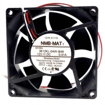 NMB-MAT 3612KL-04W-B49 DC 12V 0.41A 9032 Axial Cooling Fan