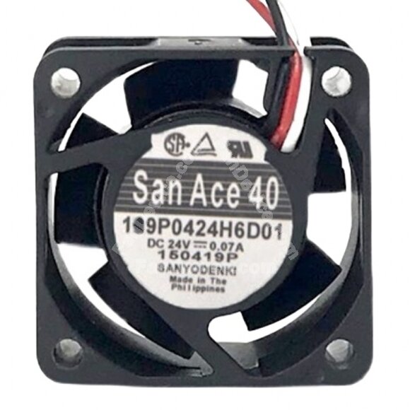Sanyo Denki San Ace 40 109P0424H6D01 DC 24V 0.07A 4020 Axial Cooling Fan