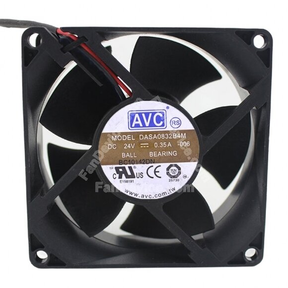 AVC DASA0832B4M DC 24V 0.35A 8032 Axial Ball Bearing Cooling Fan