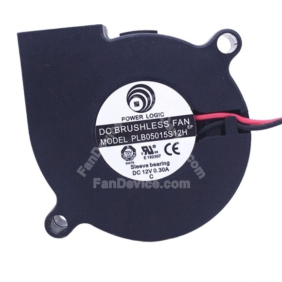 Power Logic PLB05015S12H DC 12V 0.30A 5015 Blower Sleeve Bearing Brushless Cooling Fan