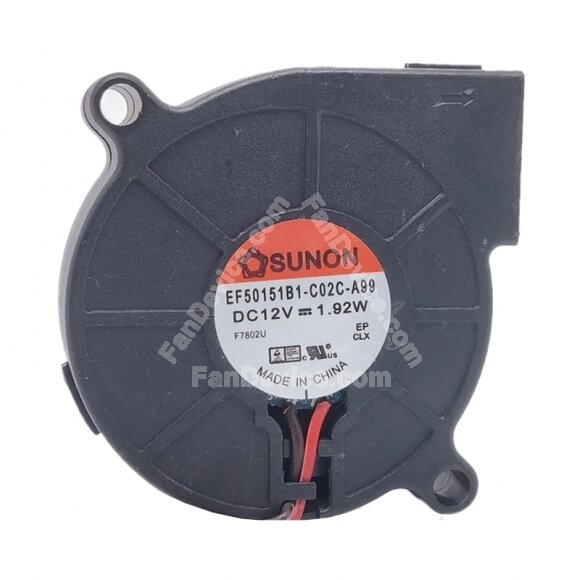 Sunon EF50151B1-C02C-A99 DC 12V 1.92W 5015 Blower Cooling Fan