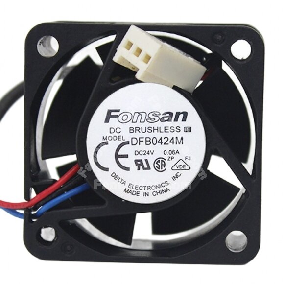Delta DFB0424M DC 24V 0.06A 4020 Brushless Axial Cooling Fan