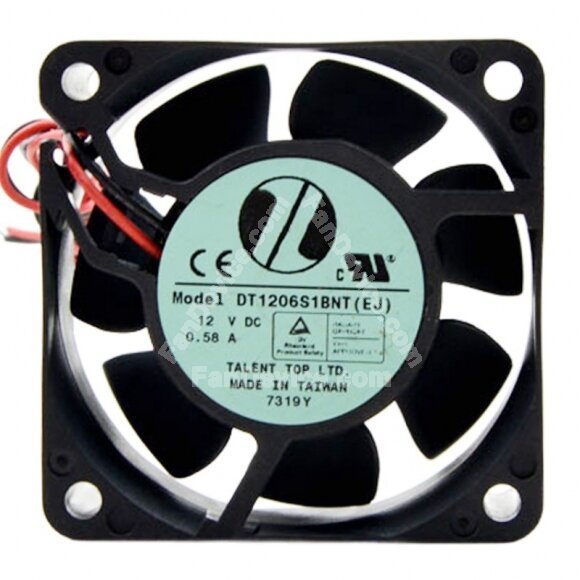 Nidec DT1206S1BNT(EJ) DC 12V 0.58A 6025 Axial Cooling Fan