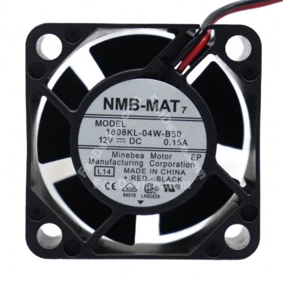 NMB-MAT 1608KL-04W-B50 DC 12V 0.15A 4020 Axial Cooling Fan