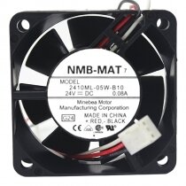 NMB-MAT 2410ML-05W-B10 DC 24V 0.08A 6025 Axial Cooling Fan