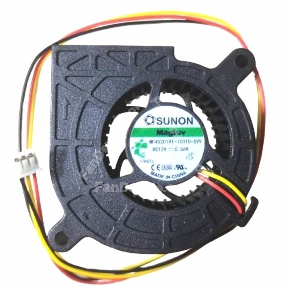 Sunon MF45201V1-1C010-G99 DC 12V 0.86W 3 Wires Blower Cooling Fan