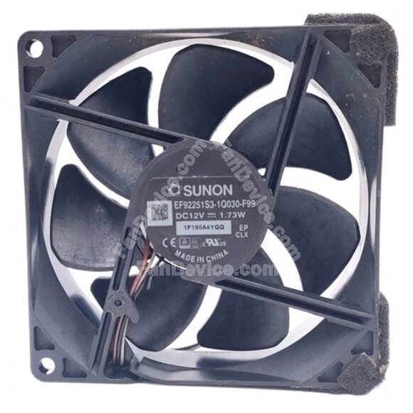 Sunon EF92251S3-1Q030-F99 DC 12V 1.73W 9225 Axial Cooling Fan