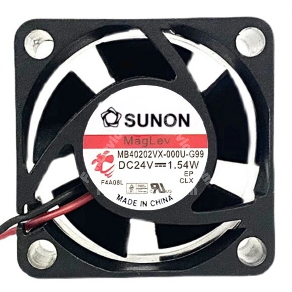 Sunon Maglev MB40202VX-000U-G99 DC 24V 1.54W 4020 Axial Cooling Fan