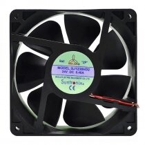 TAIJU SANJUN Suntronix SJ1238HD2 DC 24V 0.40A 2 Wires Axial Cooling Fan