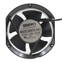 Servo MADC24H7C-943 DC 24V 1.05A 25.2W 2 Wires Axial Cooling Fan