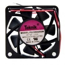 Teknik FD126025SM DC 12V 0.30A 6025 Axial Cooling Fan