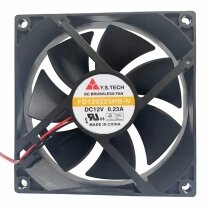 Y.S.TECH FD129225HB-N DC 12V 0.23A 9225 Brushless Axial Cooling Fan