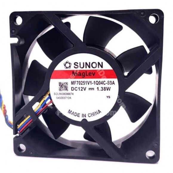 Sunon Maglev MF70251V1-Q04C-S9A DC 12V 1.38W 7025 Axial Cooling Fan