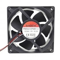 Sunon PMD2412PMB1-A DC 24V 18.2W 2 Wires / 3 Wires Axial Cooling Fan