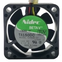 Nidec TA150DC C34636-57 DC 12V 0.12A 3 Wires Axial Cooling Fan