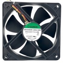 Sunon EEC0382B1-000U-GB9 DC 24V 9.2W 2 Wires / 3 Wires Axial Cooling Fan