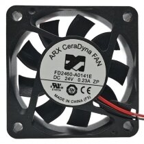 ARX FD2460-A0141E DC 24V 0.23A 2 Wires Axial Cooling Fan