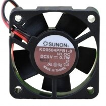 Sunon KD0504PFB1-8 DC 5V 0.7W 2 Wires / 3 Wires / 4 Wires Axial Cooling Fan