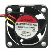 Sunon EF40201BX-Q09C-G99 DC 12V 1.08W 2 Wires / 3 Wires Axial Cooling Fan