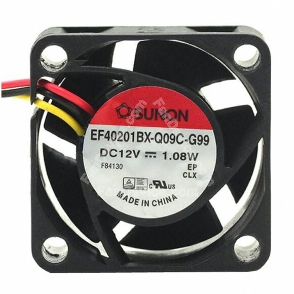 Sunon EF40201BX-Q09C-G99 DC 12V 1.08W 2 Wires / 3 Wires Axial Cooling Fan
