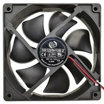 ONG HUA HA1225H12B-Z DC 12V 0.58A 2 Wires Axial Cooling Fan