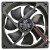 ONG HUA HA1225H12B-Z DC 12V 0.58A 2 Wires Axial Cooling Fan
